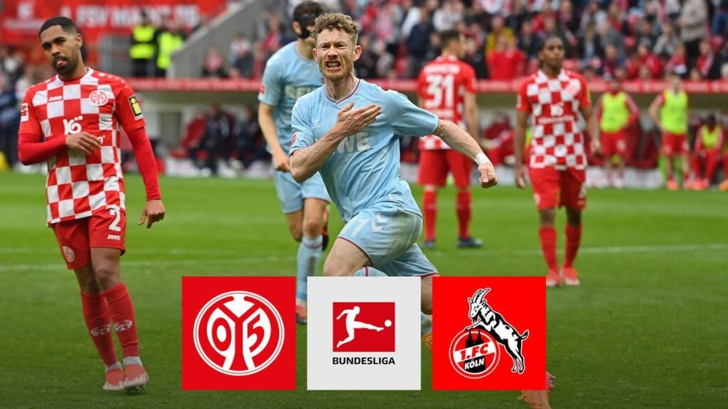 ticker: teilnehmer: 1. fsv mainz 05 gegen 1. fc köln