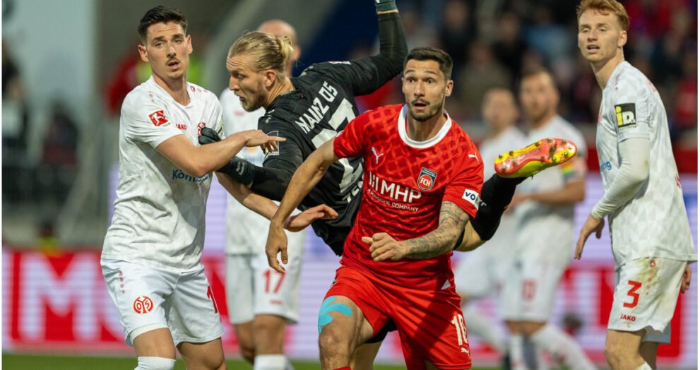 teilnehmer: 1. fc heidenheim gegen 1. fsv mainz 05 tabelle