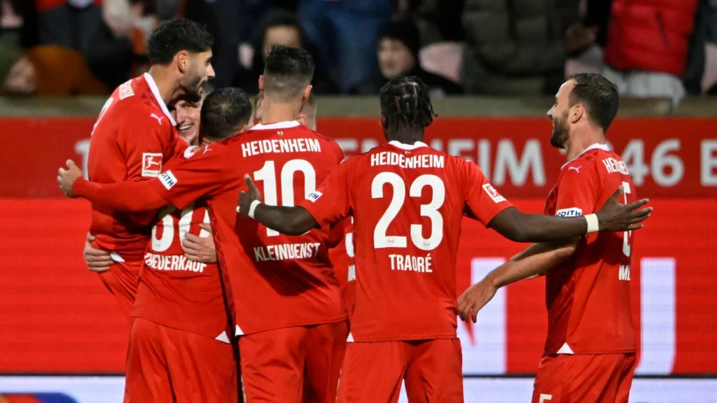 ticker: teilnehmer: vfb stuttgart gegen 1. fc heidenheim