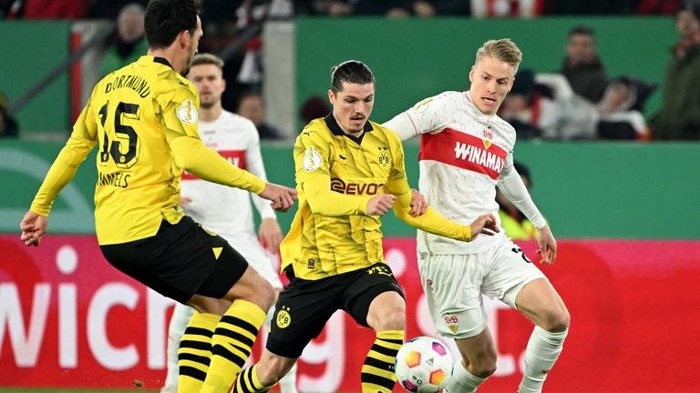 ticker: teilnehmer: vfb stuttgart gegen bvb