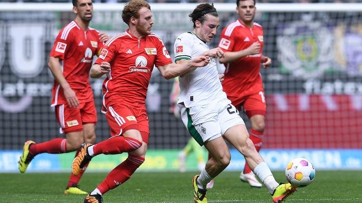 teilnehmer: borussia mönchengladbach gegen union berlin tabelle