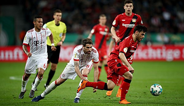 aufstellungen: teilnehmer: fc bayern münchen gegen bayer leverkusen